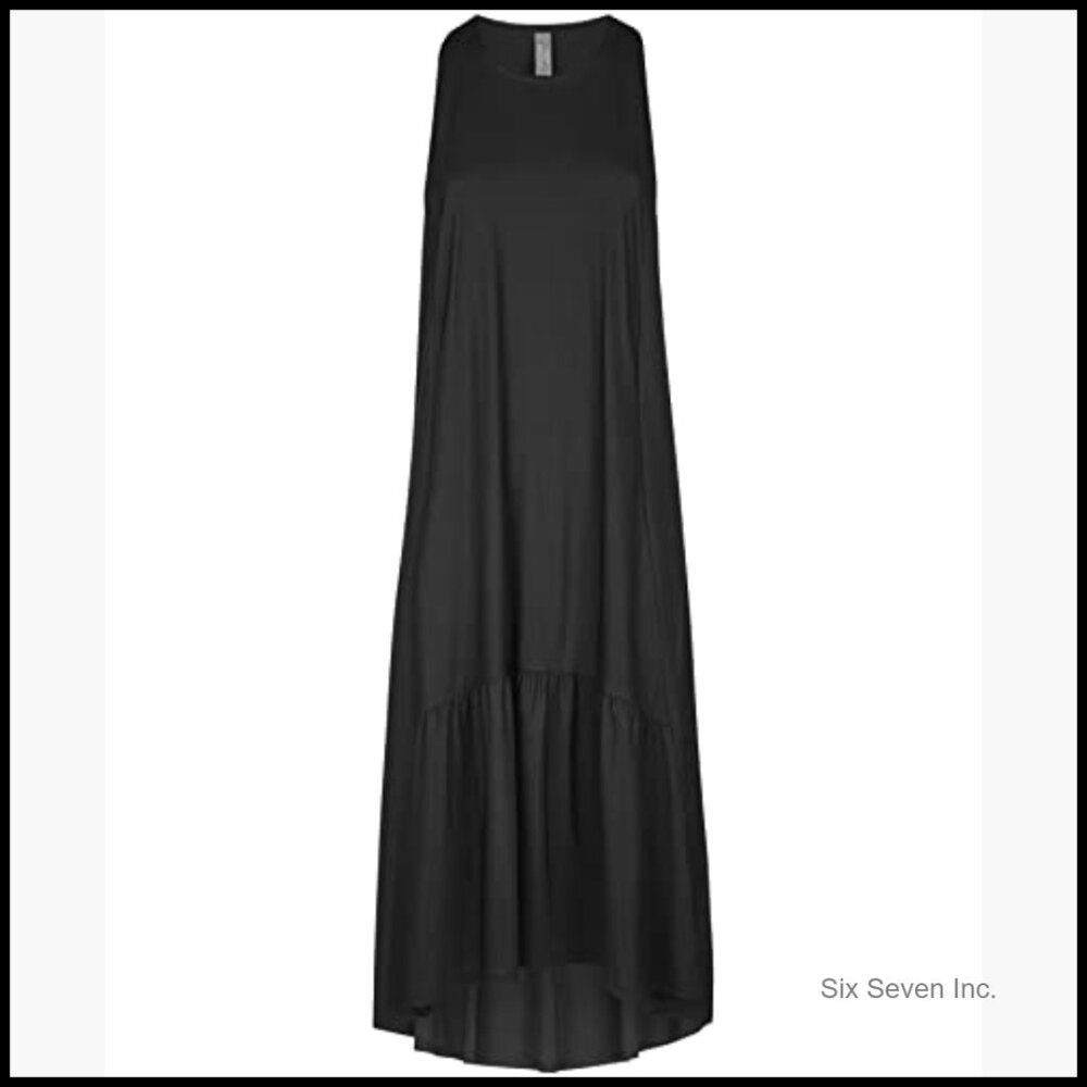 Polyester Elastane Athletic Midi Dress Relaxed Fi… - image 3